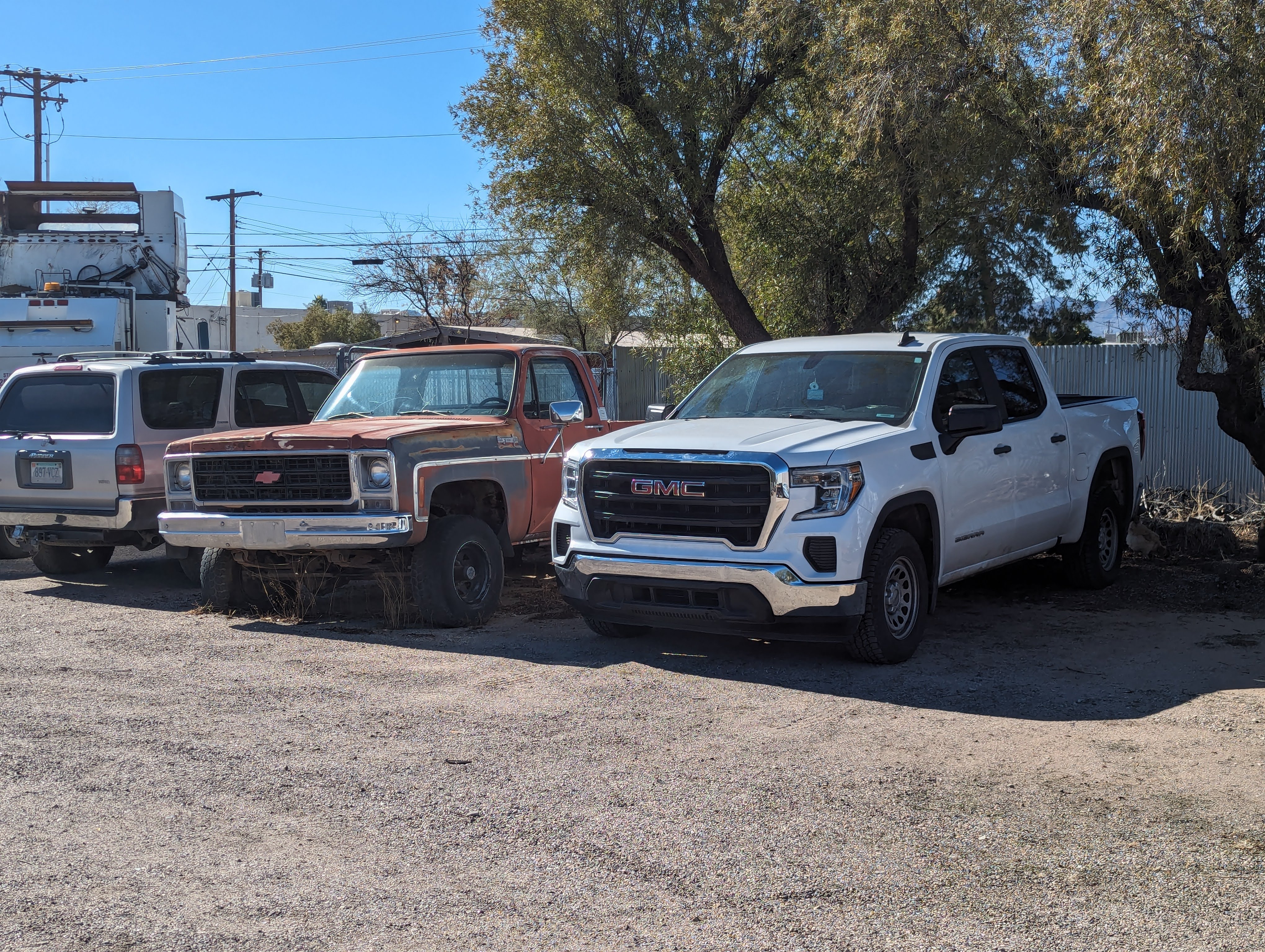 2021 GMC Sierra & 1973 Chevy Squarebody
